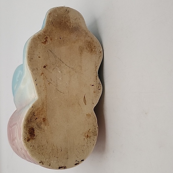 Vintage Shawnee Pottery Southern Belle & Wishing Well Planter Pink and Blue - Picture 8 of 9